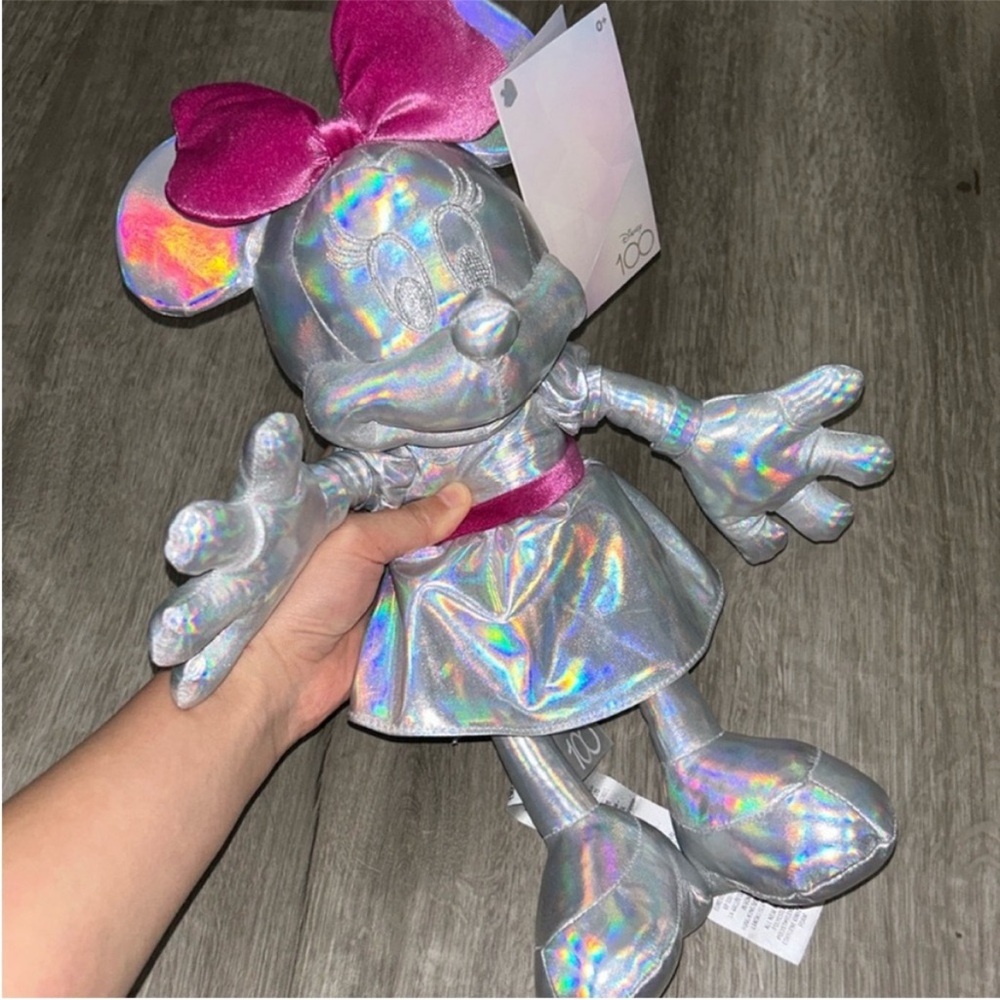 🇺🇸FIRM PRICE🇺🇸 Minnie Mouse Plush toy Shiny The Disney100 Platinum
